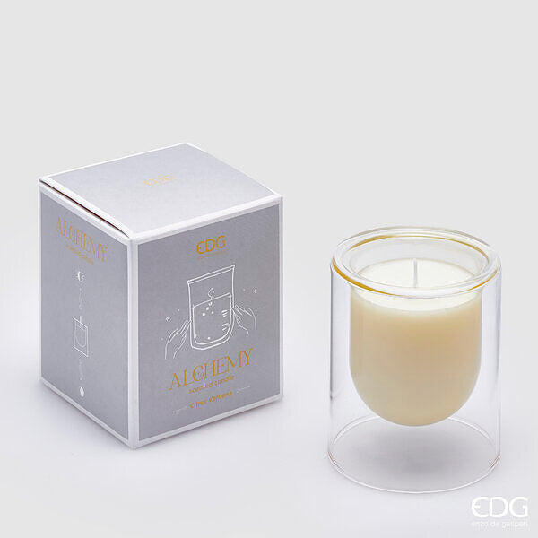 Bougie Alchimie EDG Enzo De Gasperi H 10 cm P 8,5 cm Verveine Agrumes