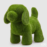EDG Enzo De Gasperi Décor Chien Herbe H68 L45 L80 Vert