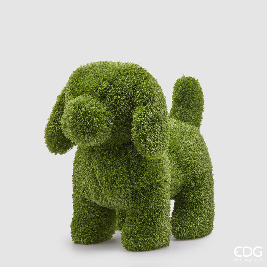 Dog Grass Decoration H60 L34 L65 Green