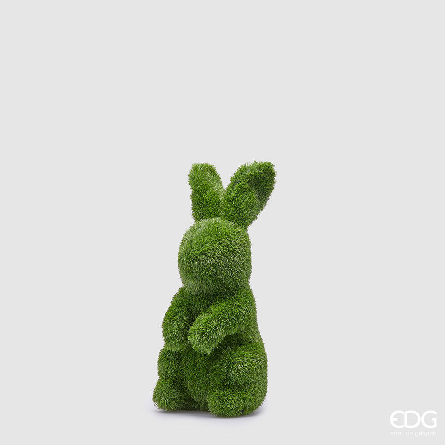Décoration en herbe de lapin EDG Enzo De Gasperi H 70 cm L 35 cm L 27 cm Vert