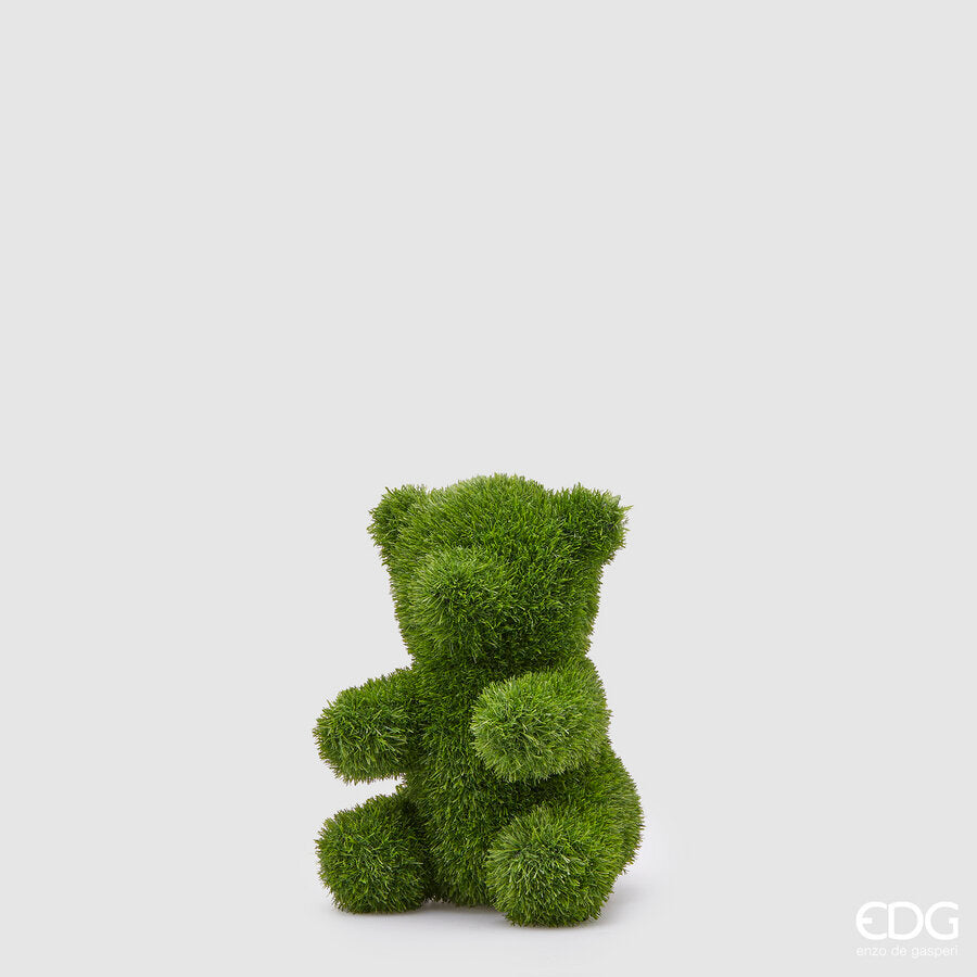 EDG Enzo De Gasperi Décor Ours Herbe H35 L22 L26 Vert