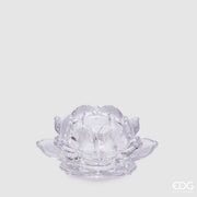 Bougeoir Lotus EDG Enzo De Gasperi H4 D10 Naturel Transparent