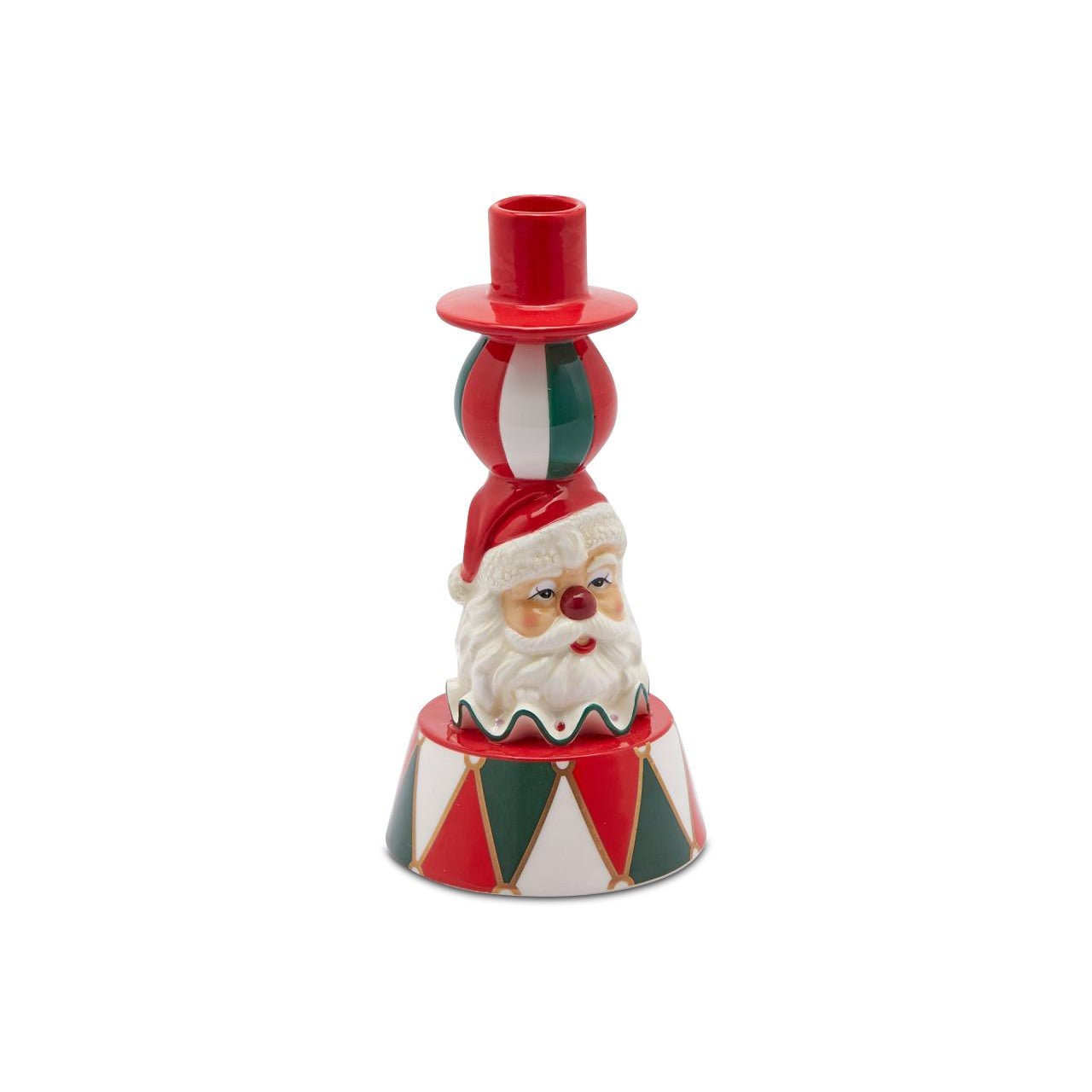 immagine-1-edg-enzo-de-gasperi-portacandela-santa-clown-h21-d10-green-red