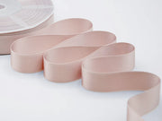 Ruban Satin Double Furlanis 25 mm Rose Poudré 50 m