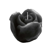 Bougie Arollaio en forme de bouton - Cire noire H 6,5 P 9 cm