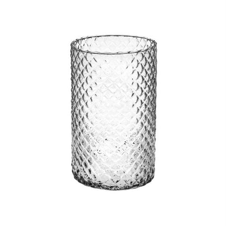 immagine-1-larcolaio-cilindro-decorativo-vetro-texture-diamante-h-20-d-10-cm-ean-8631524726095