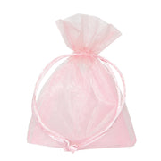 Enveloppe en organza Piovaccari rose 7,5 x 10 cm, 10 pièces