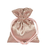 Sac Jeanette Piovaccari cm 8 x 10 H Rose 10 pièces