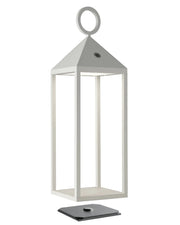 Lanterne d'extérieur rechargeable Sompex Cargo 2.0, blanche, 47 x 14