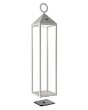 Lanterne d'extérieur rechargeable Sompex Cargo 2.0, blanche, 67 x 14 cm