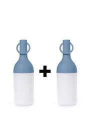 Lot de 2 lampes d'extérieur rechargeables Sompex ELO pour bébé, bleu