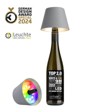 Lampe bouteille à piles Sompex TOP 2.0 Gris