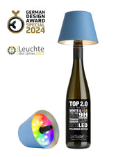 Lampe de bouteille à piles Sompex Top 2.0 RGBW bleu