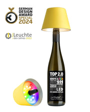 Lampe de bouteille à piles Sompex Top 2.0 RGBW jaune