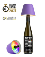 Lampe pour bouteille Sompex Top 2.0 à piles RGBW Violet