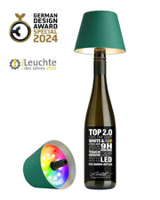 Lampe de bouteille à piles Sompex Top 2.0 RGBW verte