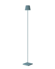 Lampadaire d'extérieur rechargeable Sompex Troll 2.0 bleu