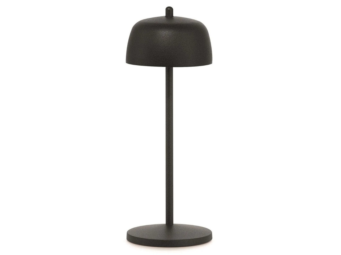 Lampe de table Circe Zafferano Ø 110 mm H 300 mm Noir mat