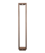 Saffron Home Solar Terra Lamp H 1000 Mm D 140 Mm L 140 Mm Corten