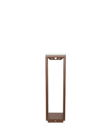 Saffron Home Solar Terra Lamp H 500 Mm D 140 Mm L 140 Mm Corten