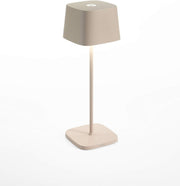Lampe de table LED Zafferano Ofelia Pro Sand H29cm