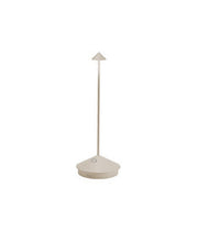 Lampe de table LED Zafferano Pina Pro Sand H29 cm
