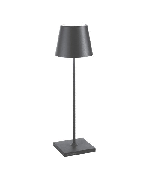 immagine-1-zafferano-poldina-pro-grigio-scuro-lampada-da-tavolo-in-alluminio-h38-ean-8056300196464