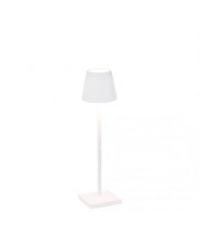 Zafferano Poldina Pro Micro Blanc Mat - Lampe de Table LED H27,5 cm
