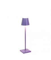 Lampe de table LED Zafferano Poldina Pro Micro Lilas H27,5 cm