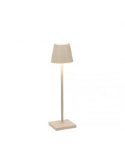 Lampe de table LED Zafferano Poldina Pro Micro Sand H27,5 cm