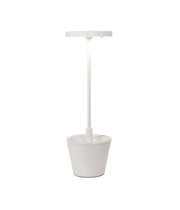 Lampe de table LED Poldina Reverso Zafferano Blanc Mat H35cm