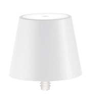 Lampe à bouchon Poldina Zafferano H 111 mm P 111 mm Blanc