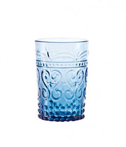 Verre à whisky turquoise provençal safran 27 cl 73 x 105 mm 6 pièces