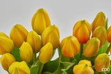 Bouquet De Tulipes 9 Boutons Jaunes