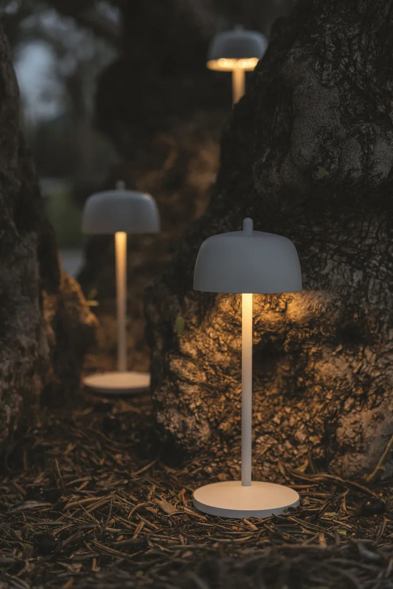 Lampe de table Circe Zafferano Ø 110 mm H 300 mm Noir mat