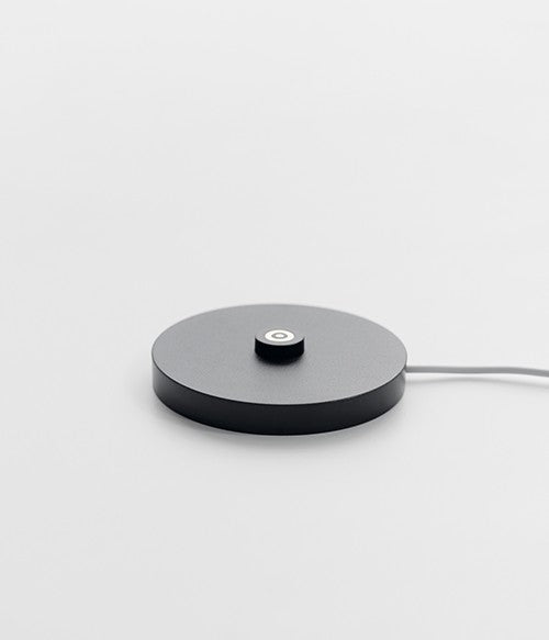 Lampe à bouchon Poldina Zafferano H 111 mm P 111 mm Noir